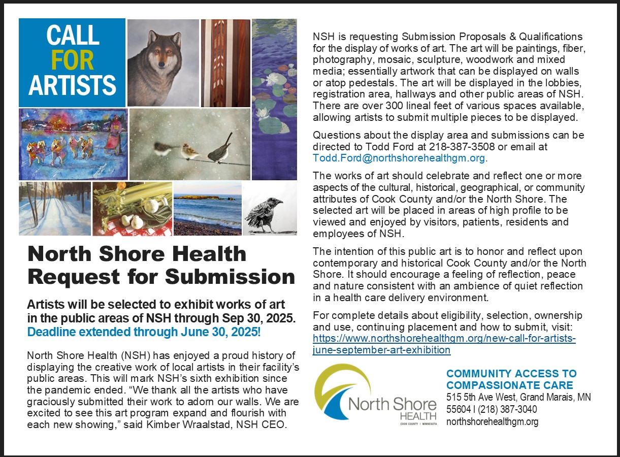 Deadline for Art Submissions Extended through June 30