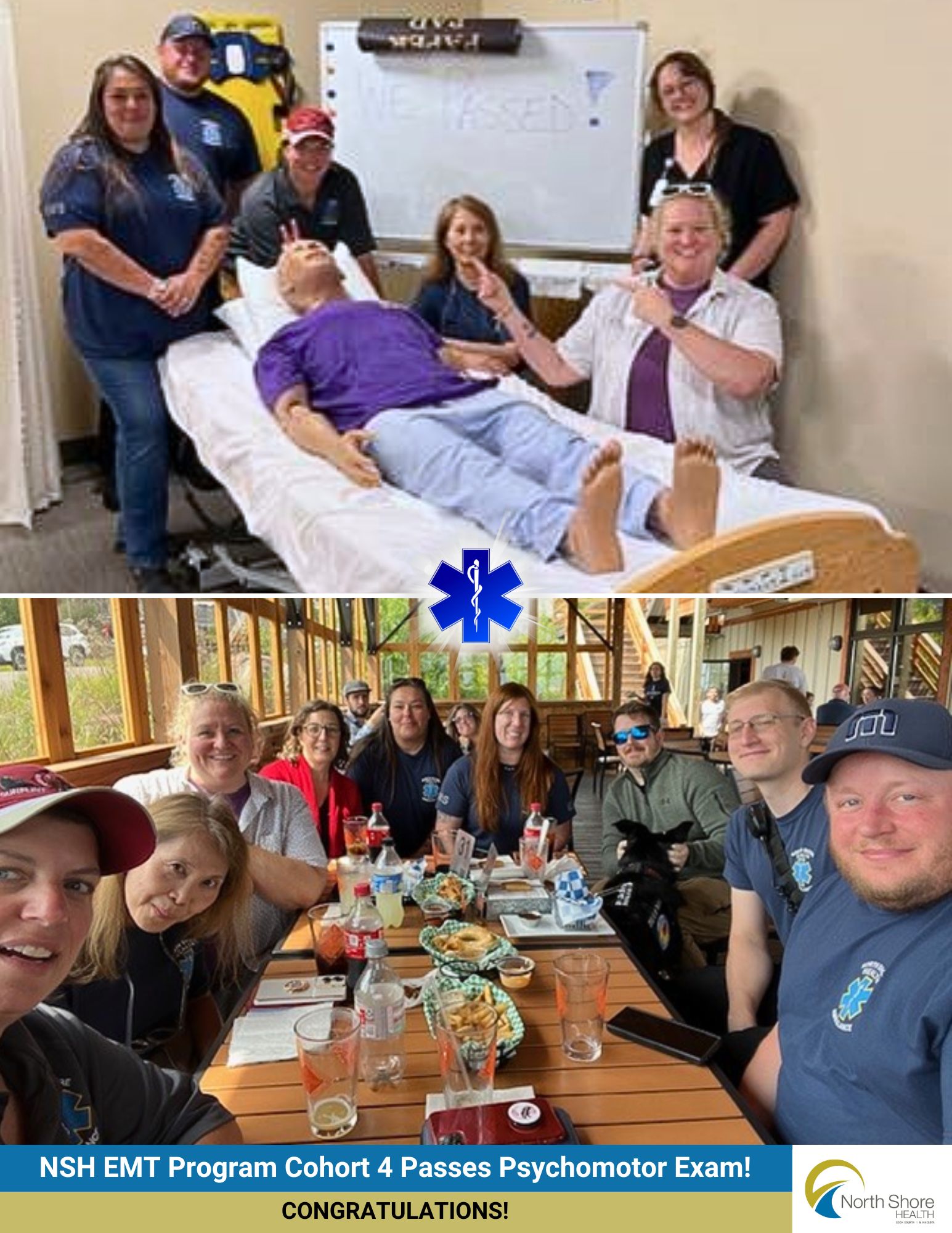 NSH EMT Program Cohort 4 Passes Psychomotor Exam!