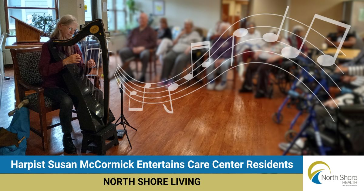 Harpist Susan McCormick Entertains Care Center Residents