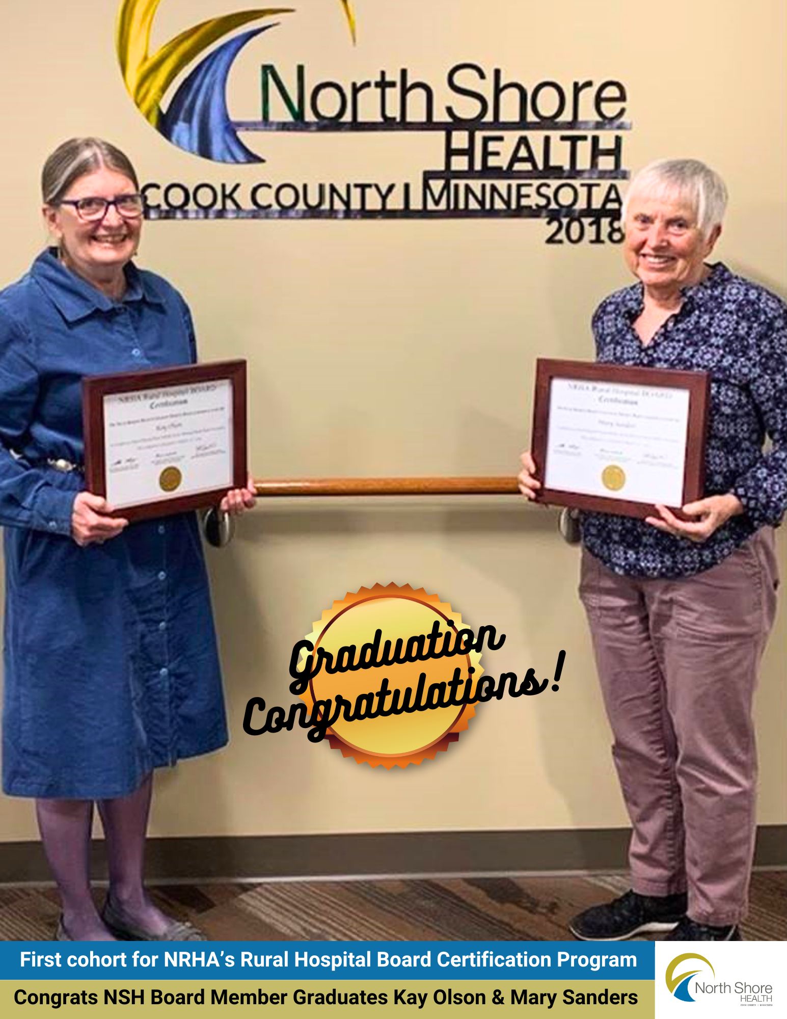 Congratulations Kay Olson & Mary Sanders on their Graduation!