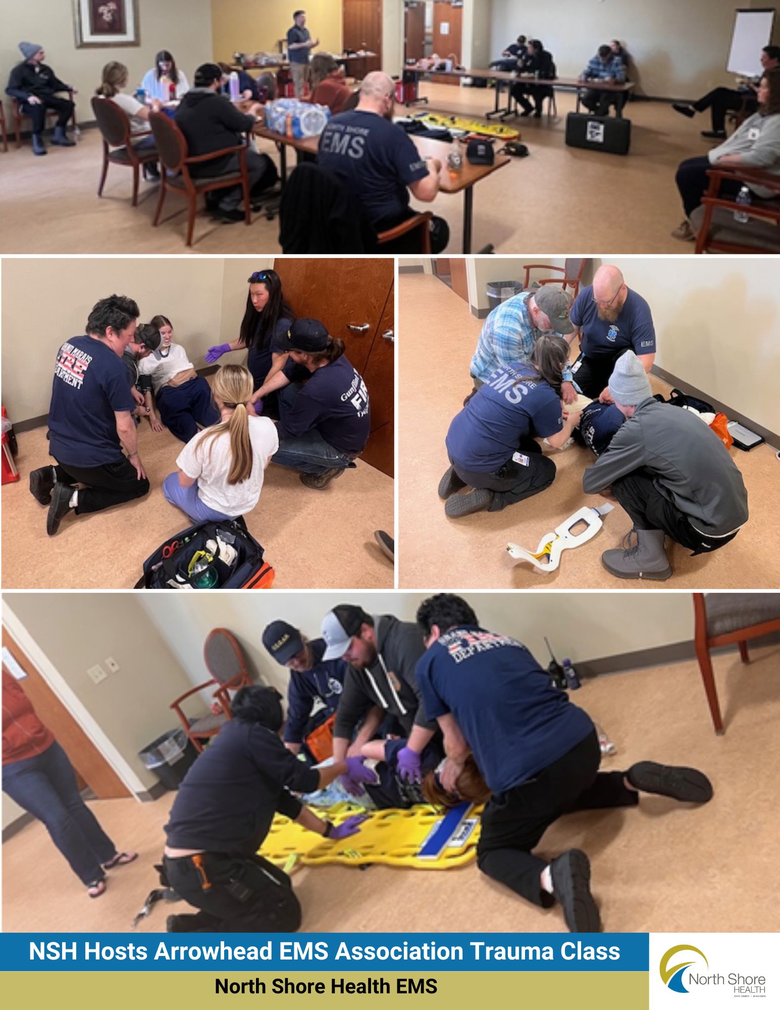 NSH Hosts Arrowhead EMS Association Trauma Class