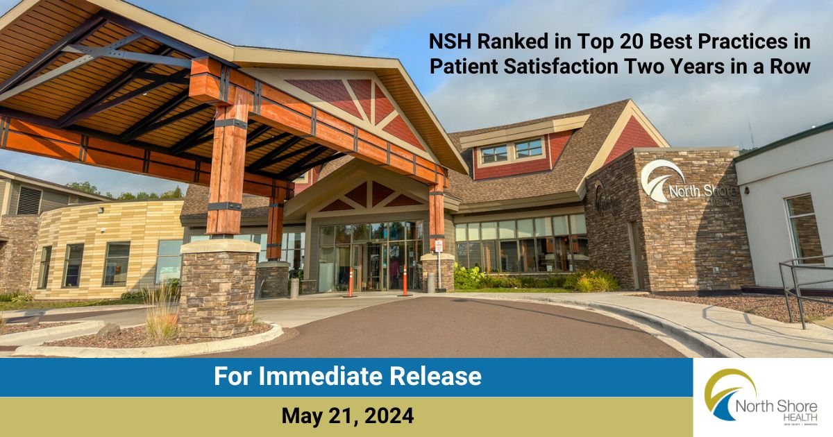 NSH Ranked in Top 20 Best Practices in Patient Satisfaction Two Years in a Row