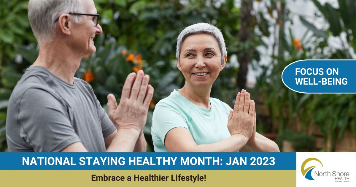 January is National Staying Healthy Month!